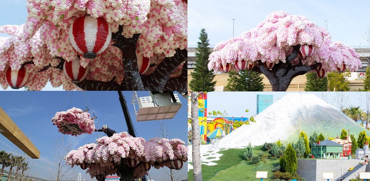 Pohon Bunga Sakura dari LEGO